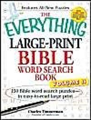 The Everything Large-Print Bible Word Search Book, Volume Ii