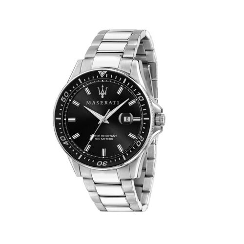 Orologio Maserati Sfida Acciaio / Nero - 44 Mm