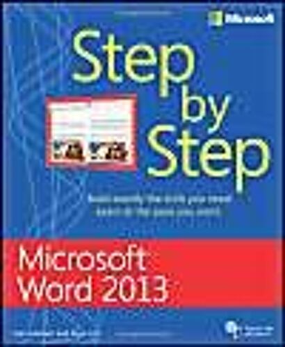 Microsoft Word 2013 Step By Step