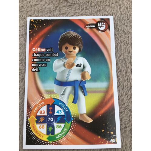Carte Carrefour Playmobil 2021 Le Monde Du Sport N° 65 Judo Par Céline
