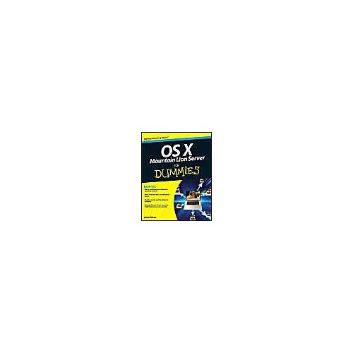 Os X Mountain Lion Server For Dummies