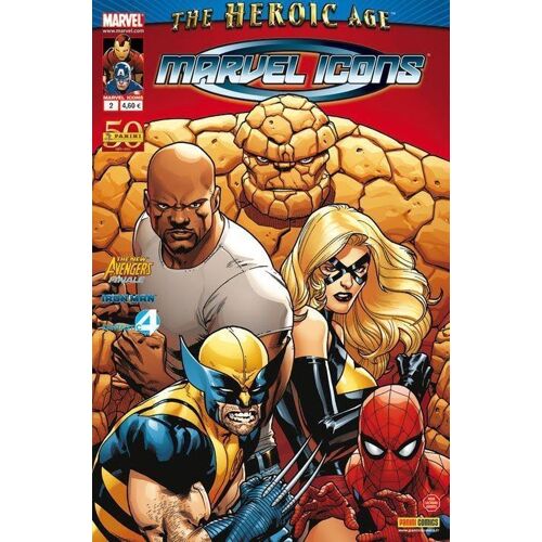 " Éléments Premiers " ( The New Avengers / Iron Man / Fantastic 4 ) : Marvel Icons ( The Heroic Age ) N° 2 ( Mars 2011 )