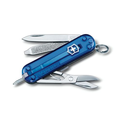 Couteau Suisse Victorinox 5 Pièces Signature Bleu Translucide