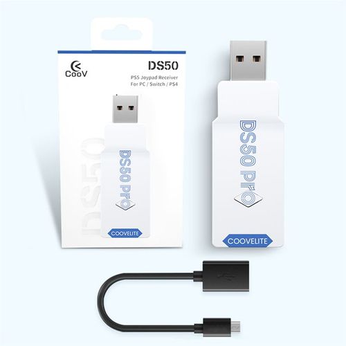 Convertisseur De Manette De Jeu Sans Fil Usb, Récepteur De Manette Bluetooth, Accessoires De Jeu, Ps5, Ps4, Ps3, Switch Lite, Pc