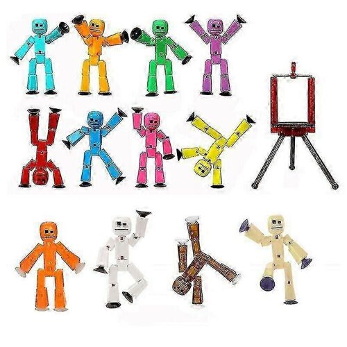Villains Guardians - By Stikbot - Stop Motion Action Toy With Suction Cup.
