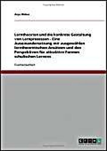 Lerntheorien Und Die Konkrete Gestaltung Von Lernprozessen