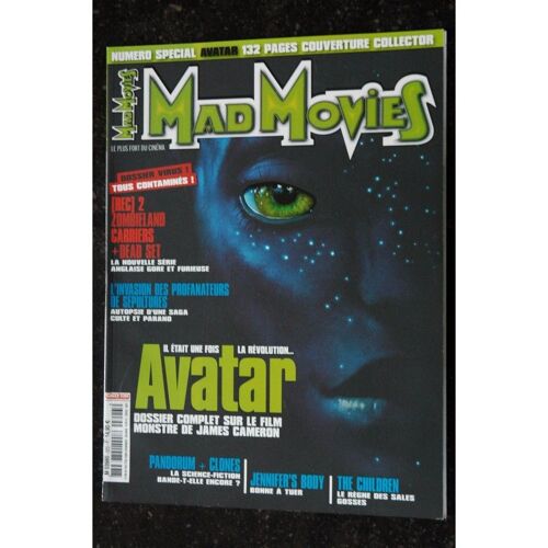 Ciné Fantastique Mad Movies N°223 Octobre 2009 Avatar Numero Special 132 Pages Couverture Collector