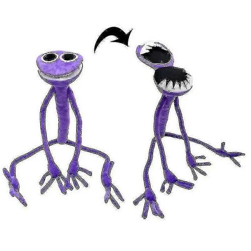 Mike 80cm Arc-En-Ciel Amis Peluche Poupée Jouet Jeu Personnage Peur Monstre Violet Peut Être Ouvert Peluche St