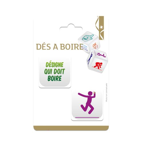 Lot De 2 Dés À Boire