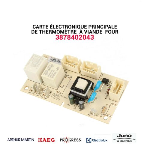 Carte principale de thermomètre à viande - 3878402043 - Four ELECTROLUX AEG