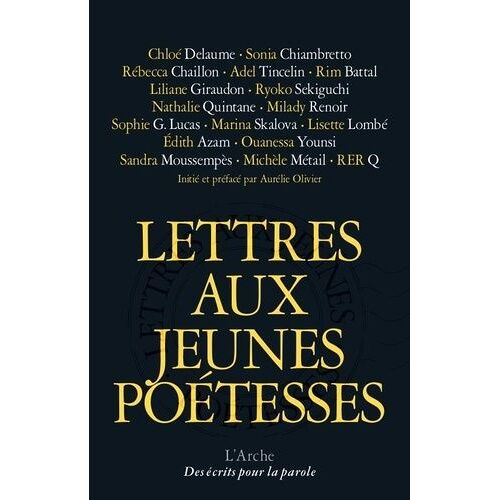 Lettres Aux Jeunes Poétesses