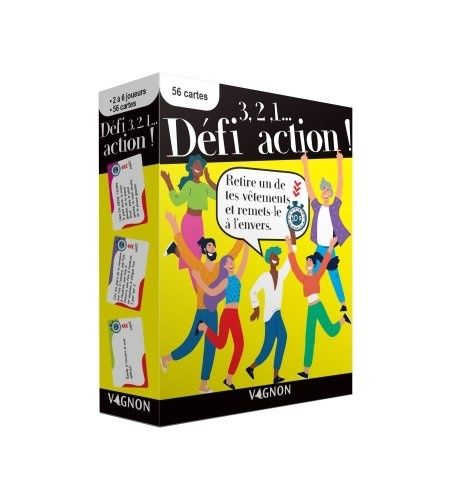 3, 2, 1... Défi Action ! - Avec 56 Cartes
