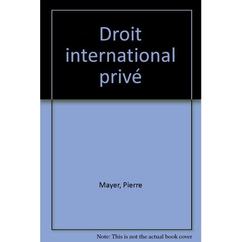 Droit International Privé