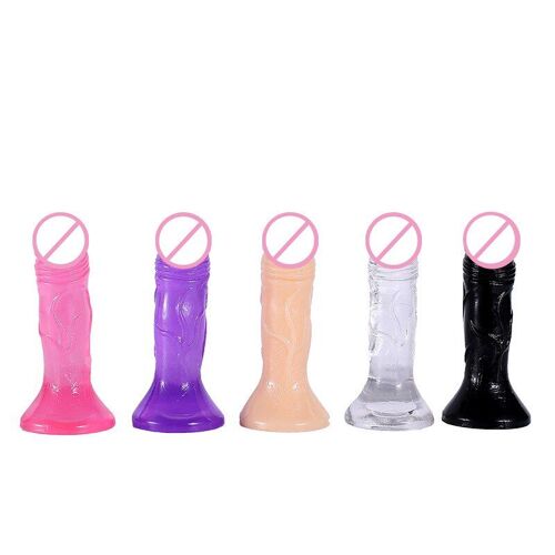 Godemiché Réaliste Pour Couples, Masturbateur Anal Doux, Jouets Sexuels, Gelée, Plug Anal, Vibrateur, Simulation De Pénis, Masturbation Sexuelle