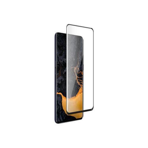 Force Glass Original - Protection D'écran Pour Téléphone Portable - 2.5d - Verre - Couleur De Cadre Noir - Pour Oppo Find X3 Lite