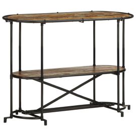 Vidaxl Table Console 110x42x76 Cm Bois Massif De Récupération