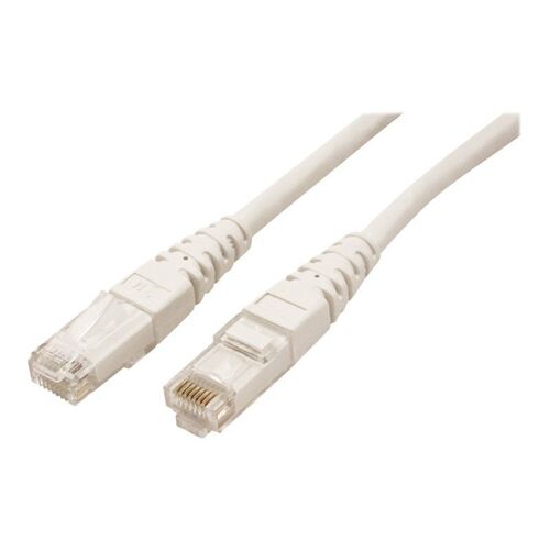 Roline - Cordon de raccordement - RJ-45 (M) pour RJ-45 (M) - 30 cm - UTP - CAT 6e - moulé, bloqué - blanc