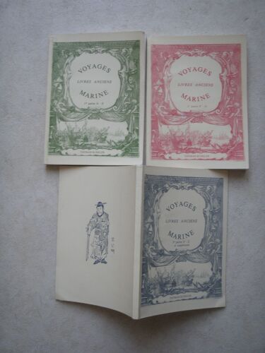 Thomas-Scheler.Trois Livres :  Voyages, Livres Anciens, Marine. Dictionnaire En 3 Parties. Catalogue Voyages :N° 4, 5, 6 De 1992