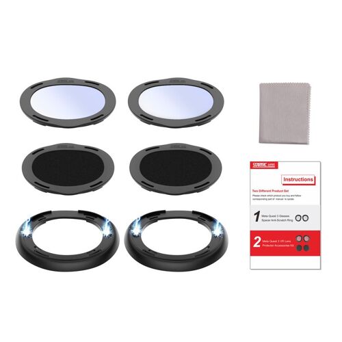 Protecteurs d'objectif Halo anti-rayures Meta Quest 3