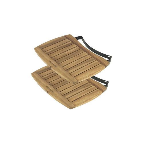 Tablette barbecue BIG GREEN EGG laterales acacia M