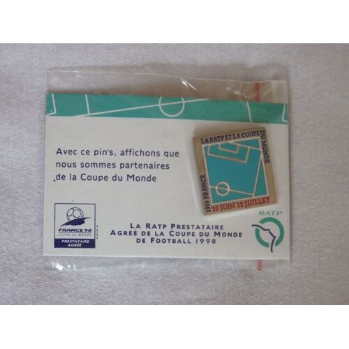 Pins Ratp Et La Coupe Du Monde 1998