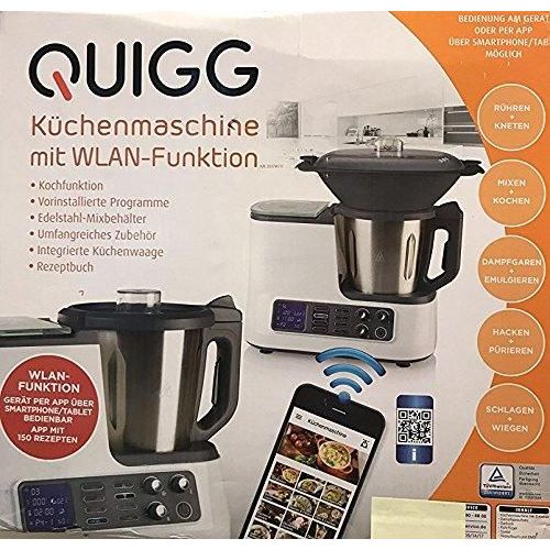 Quigg Robots Cuisine Robot De Cuisine ? Avec Fonction Wifi Et Torchons De Cuisine