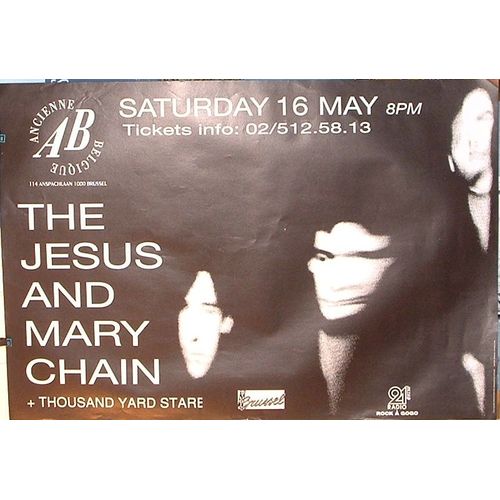 Jesus & Mary Chain - Affiche Musique / Concert / Poster