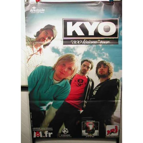 Kyo - 300 Lesions Tour - Affiche Musique / Concert / Poster