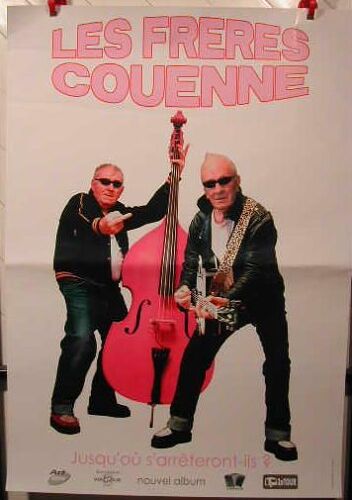 Les Freres Couenne - Affiche Musique / Concert / Poster