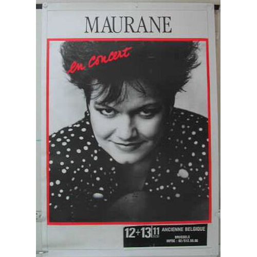 Maurane - Affiche Musique / Concert / Poster