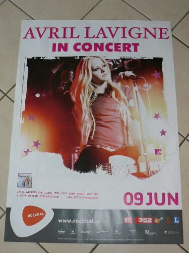 Avril Lavigne - In Concert - Affiche Musique / Concert / Poster