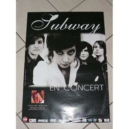 Subway - Affiche Musique / Concert / Poster