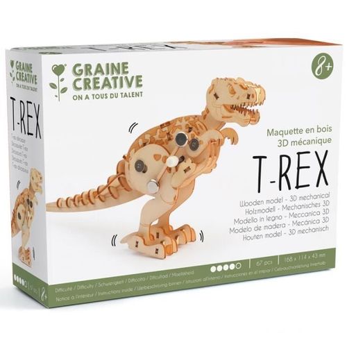 Maquette 3d Mécanique En Bois - T-Rex-Autre