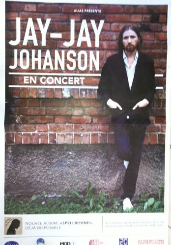 Jay-Jay Johanson - Affiche Musique / Concert / Poster