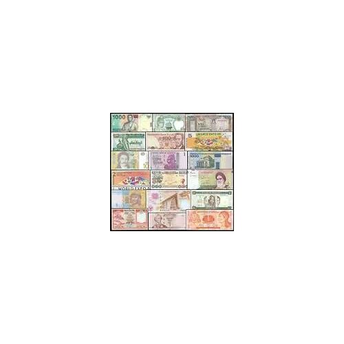 100 Billets De Banque Différents - Tous Pays
