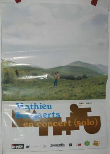 Boogaerts Mathieu - 2003 - Affiche Musique / Concert / Poster
