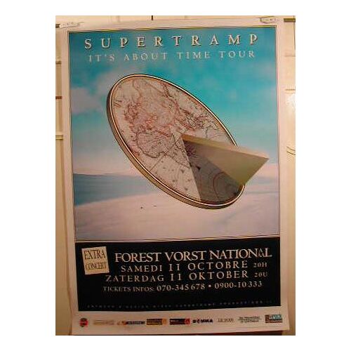 Supertramp - It's About Tile - Affiche Musique / Concert / Poster