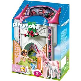 Playmobil - 4777 - Jeu De Construction - Donjon De La Licorne Transportable