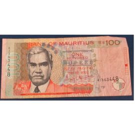 Billet De 100 Roupies De L'ile Maurice Année 1999