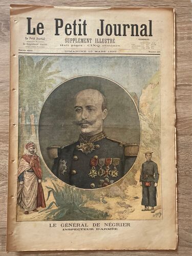 Le Petit Journal - Le Général De Négrier, Inspecteur D¿Armée |  Numéro 225  Du 10 Mars 1895