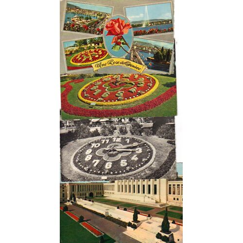 Lot De 4 Cartes Postales De Genève, Suisse, Toutes Timbrées°°