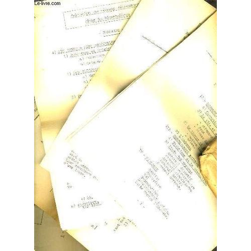 Les Sciences Naturelles En 1ere M' Et 1ere C' - Travaux Pratiques Cours - 3e Fascicule - Les Equides Fossiles + Les Reptiles Secondaires + Adaptation Au Regime Alimentaires Chez Les ...