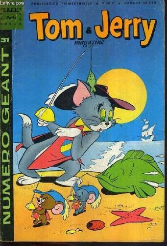 Tom Jerry Magazine - Numero Geant N°31 - Tom Et Jerry Chatouilleurs Et Cie - Bop Et Be Bop Au Diable Les Plantes - Houpette Et Lourdaud La Piscine Enchantée - Kerry Et Mitsou Le Pecheur ...
