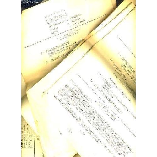 Les Sciences Naturelles En 1ere M' Et 1ere C' - Travaux Pratiques Cours 2e Fascicule - Le Lezard + La Poule + Le Poussin + Le Hareng + La Souris + La Grenouille.