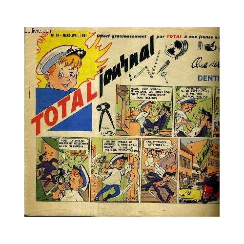 Total Journal N°19 Mars Avril 1961 - Que Serai Je Dentiste - La Mangouste - Papa Charlemagne - Vers La Lune Jeu D'oie - Poulka Et Ses Rats Etc.