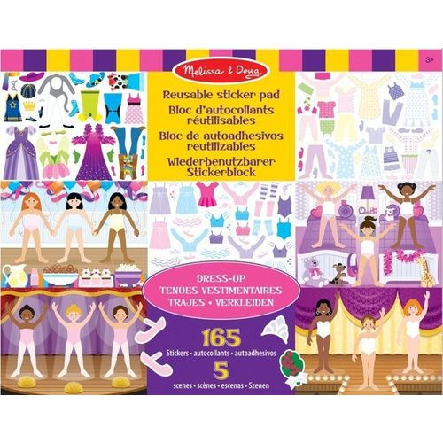 Bloc D'autocollants Réutilisables - Tenues Vestimentaires