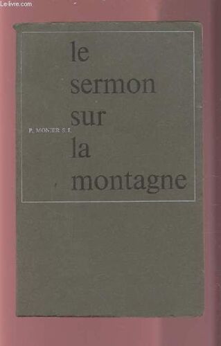 Le Sermon Sur La Montagne.