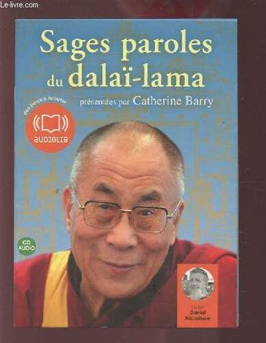 Sages Paroles Du Dalai Lama - Cd Audio.