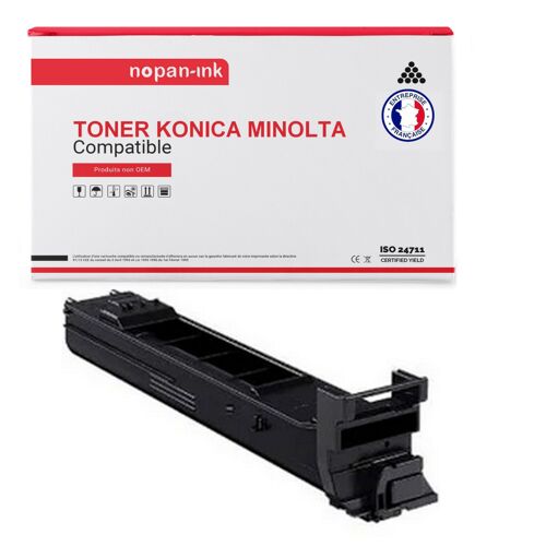 1 Toner pour KONICA MINOLTA A0DK153 Black 20000 Pages avec Konica Minolta Bizhub C20 C20 P C20 PX C20 X