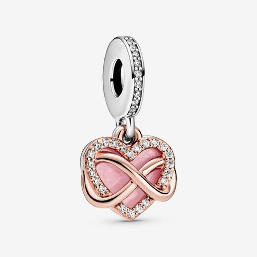 Pandora Charm Pendant Coeur Infini Scintillant
